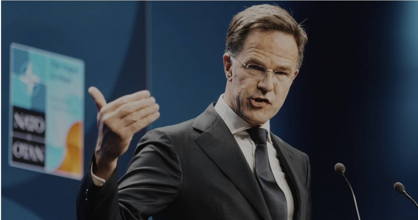 北約（NATO）秘書長呂特（Mark Rutte）。（圖／達志／美聯社）