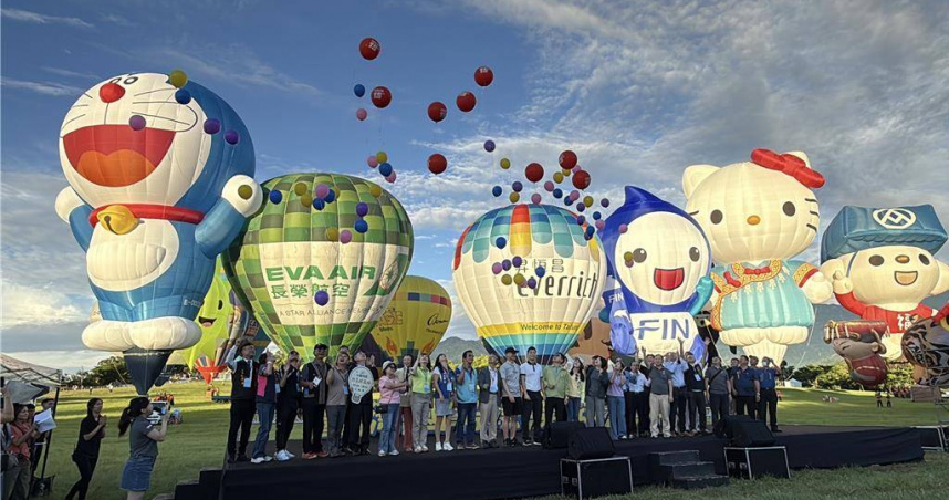 2025台灣國際熱氣球嘉年華今起取消公休日。（圖／中國時報蔡旻妤攝）