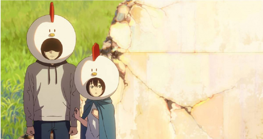 《在庭院裡曾經有兩隻雞》是描繪人類滅絕後，兩位倖存者的情感羈絆。（圖／采昌國際多媒體提供）