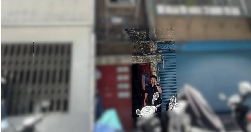 新莊今發生刀傷意外，老翁被子女發現頸部中刀急送醫。（圖／翻攝畫面）