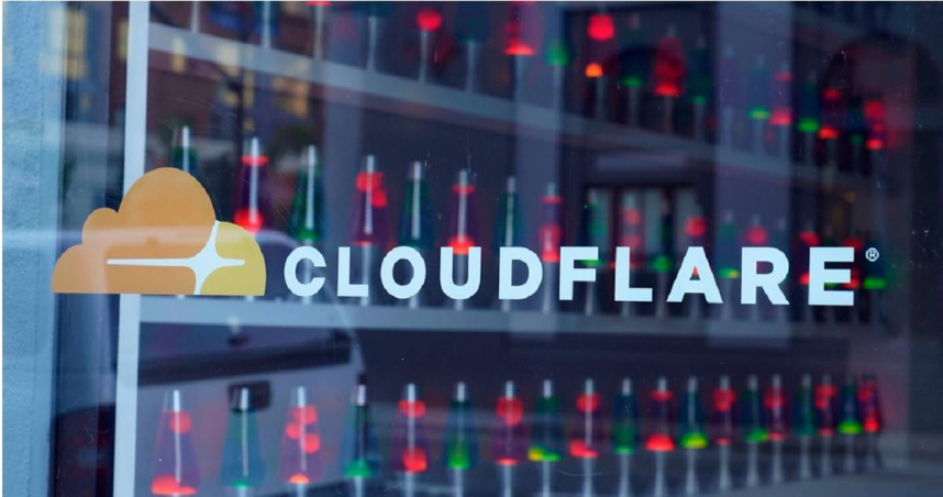 總部位於舊金山的美國跨國科技企業「Cloudflare」。（圖／達志／美聯社）