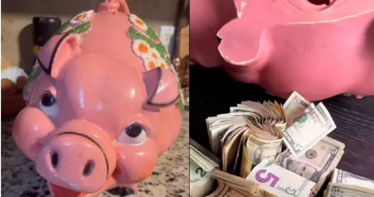 德州女子在二手店發現「超醜粉紅豬撲滿」藏6萬多現金