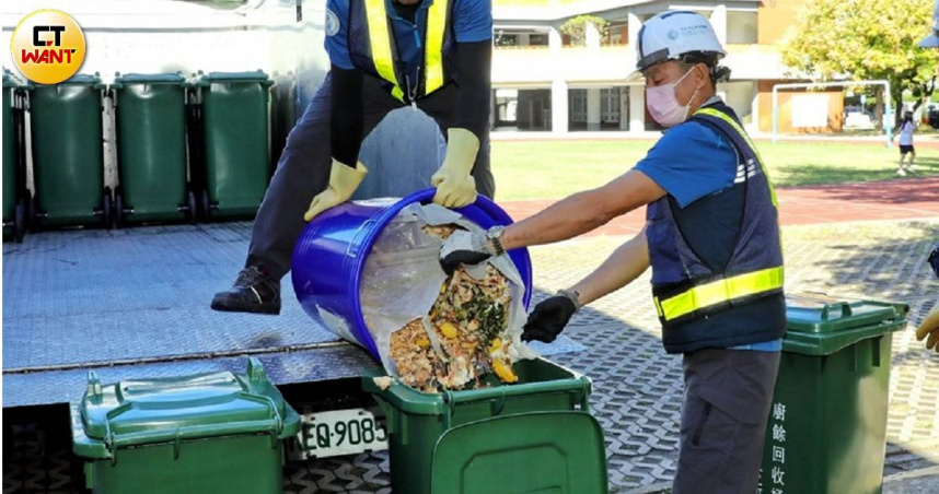 2027年元旦起全面禁止廚餘養豬，2026年元月轉型期就要起跑，各地學校營養午餐是廚餘大本營，如何去化是讓業者直喊救命。圖非當事學校。（示意圖／周志龍攝）