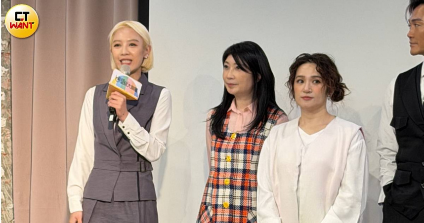 方宥心、黃嘉千今出席全民大劇團活動。（圖／林俐瑄攝）