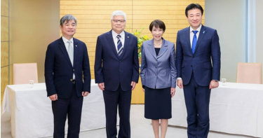 台積電董事長魏哲家親訪日本首相高市早苗。（圖／取自日本首相官邸網站）