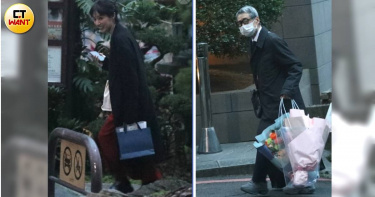 田中千繪（左圖）與父親田中東尼日前參加位於北投的日本藝術活動。（圖／本刊攝影組）