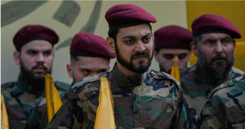 真主黨（Hezbollah）戰士。（圖／達志／美聯社）