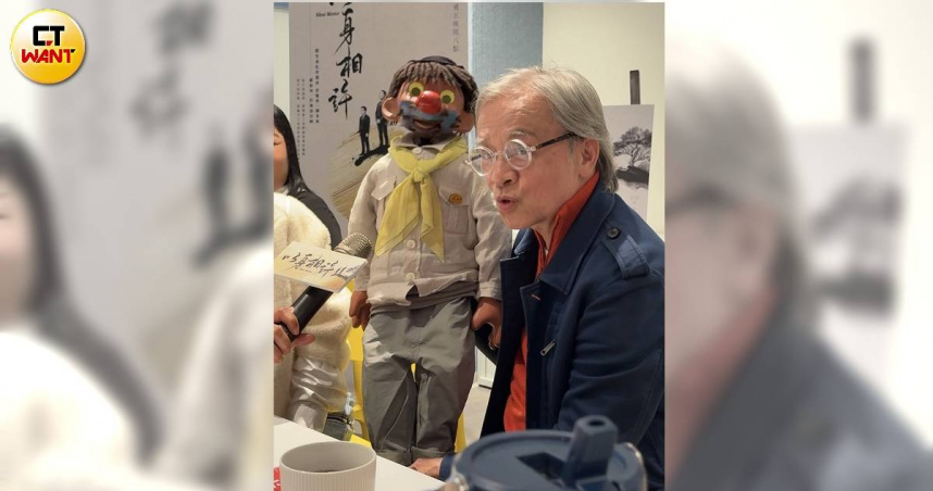 鄧志鴻今出席大愛劇記者會。（圖／林俐瑄攝）