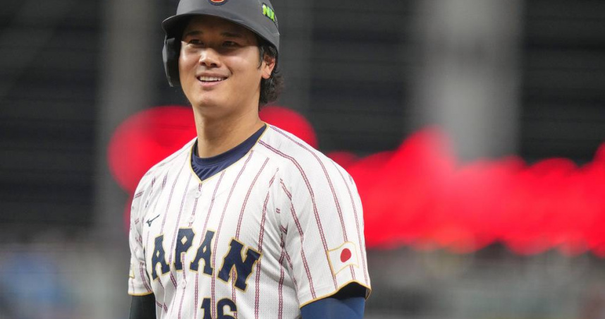 大谷翔平在Instagram發文，向支持日本隊的球迷致謝，並坦言未能達成目標感到自身不足。（圖／達志／美聯社，下同）