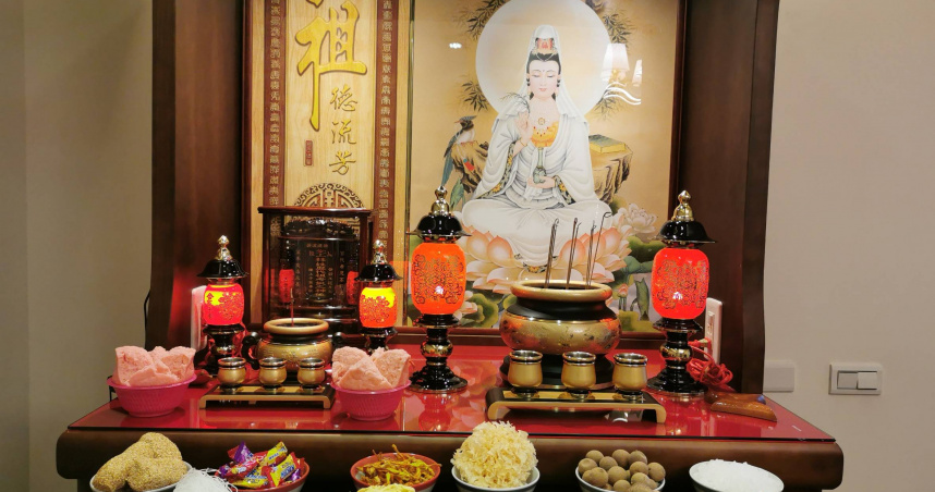 「端午節」拜神明、祖先(公媽)、地基主，就是敬天、懷遠、安宅。 （示意圖／楊登嵙提供）