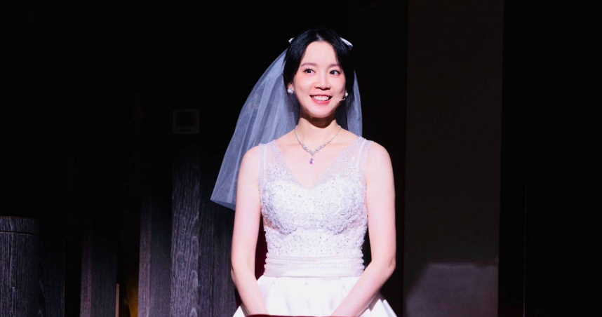 程予希披婚紗想起童年　喜歡坐在爸爸肩膀上：感受到被愛