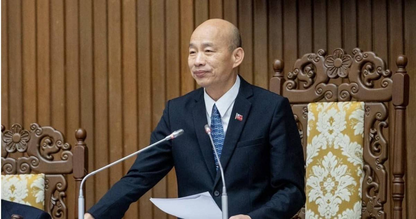 立法院會明日將處理總預算案。圖為立法院長韓國瑜。（圖／翻攝自韓國瑜臉書）