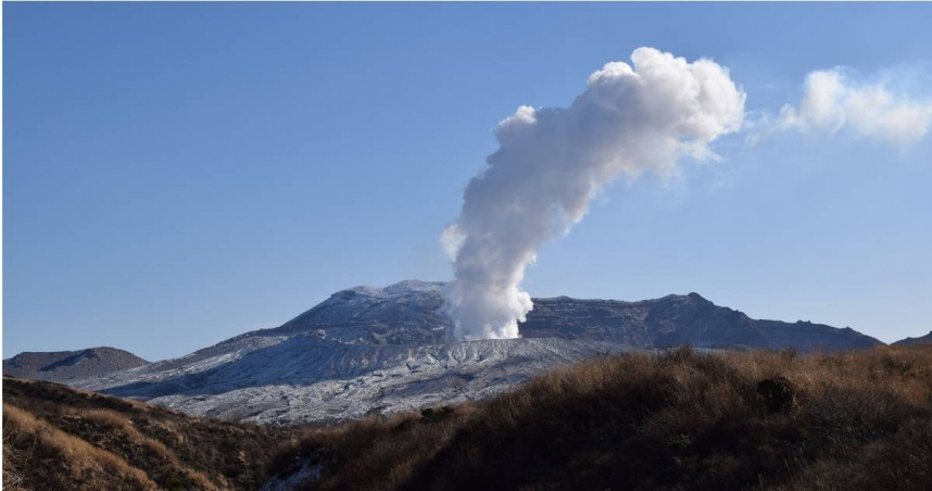 日本九州熊本縣阿蘇火山。（圖／photoAC）