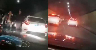 女子深夜開車遭3車包圍衝撞 惡男落網後稱:搞錯了