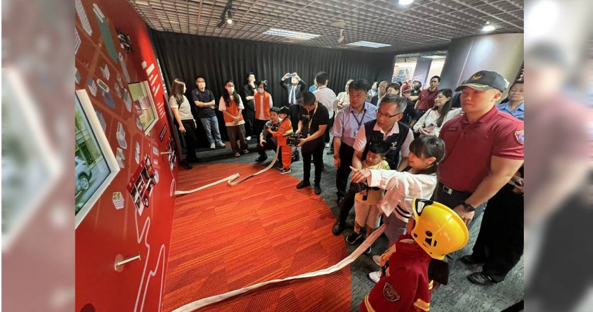北市消防防災科學館防災元宇宙全新展區啟用。（圖／翻攝畫面）