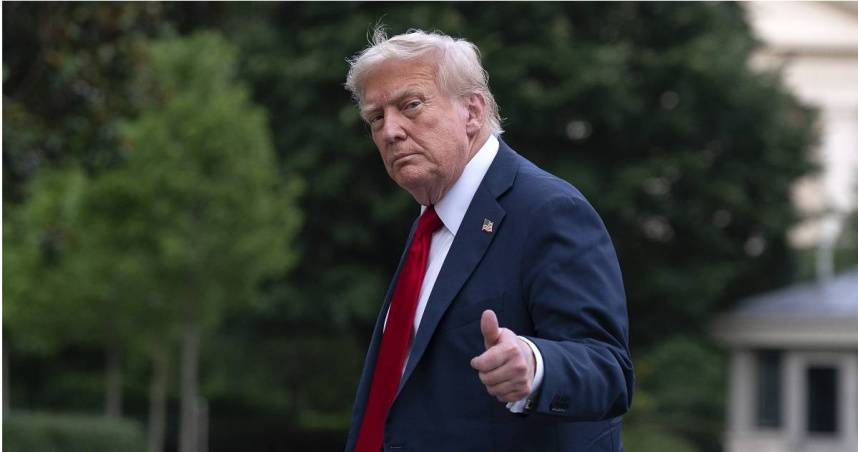 美國總統川普。（圖／達志／美聯社）