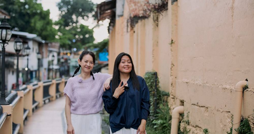 Diana（右）帶著曾寶儀踏上返鄉之路。（圖／台灣大哥大MyVideo、三立提供）