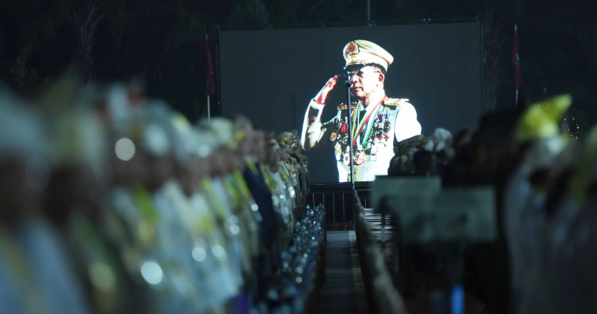 《CNN》指出，緬甸軍政府正試圖以「選舉」重塑形象。（圖／達志／美聯社）