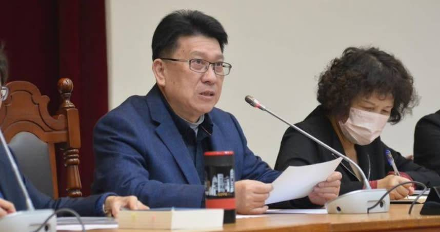 國民黨立委林思銘宣布罷免案不通過，感謝選民支持，並強調藍白將持續合作，加強監督政府。（圖／報系資料庫）