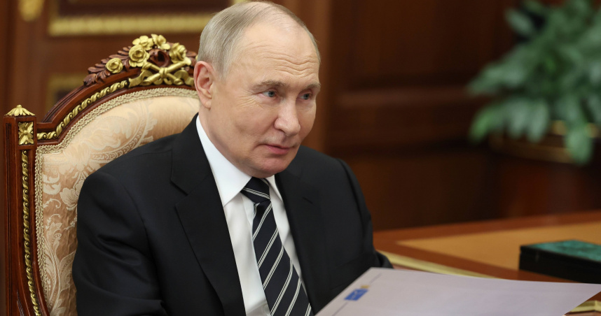 俄羅斯總統普丁（Vladimir Putin）。（圖／達志／美聯社）