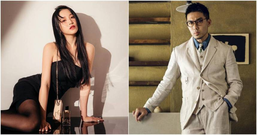 蔡瑞雪（左）與已婚網紅「那個凱文」（右）被爆出不倫戀。（合成圖／翻攝自Facebook／蔡瑞雪、那個凱文 That Mr. Wang）