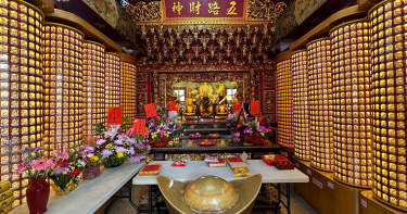 台中樂成宮五路財神。（圖／楊登嵙提供）