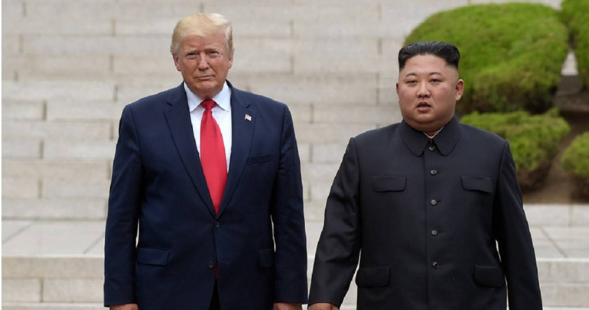 美國總統川普（Donald Trump）不斷強調與北韓領導人金正恩關係良好。（圖／達志／美聯社）