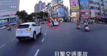 下班員警目睹車禍肇逃 見義勇為猛追攔停