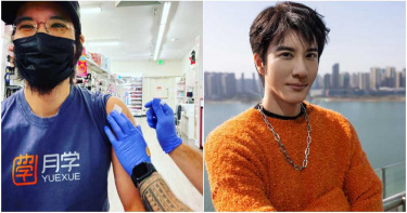 王力宏接種疫苗!鬍鬚狂冒口罩遮不住 經紀公司證實:在美國打的