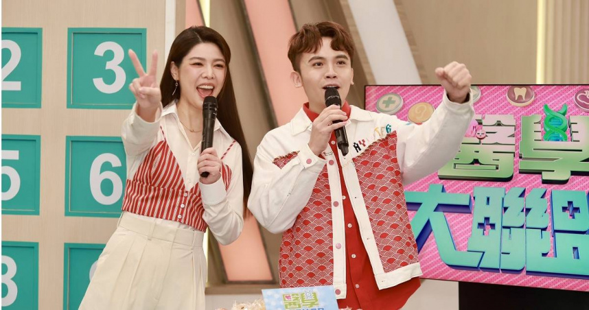 黃豪平、白家綺今開工錄影。（圖／民視提供）