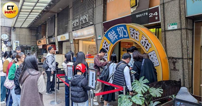 北市中山區晴光商圈名店「台灣人ㄟ甜甜圈」被員工指控老闆是「慣老闆」，把員工當成「家庭小精靈」，還以五花八門的方式扣員工績效，等於變相扣薪。（圖／林冠吟攝）