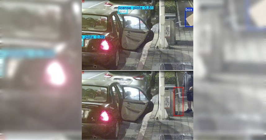 有部分民眾會於深夜或清晨將家戶垃圾違規棄置街道垃圾桶，北市環保局導入AI科技輔助執法，節省錄影執法辨識違規時間，準確率達95％，以多元管道加強查處違規亂丟垃圾行為。（圖／翻攝畫面）