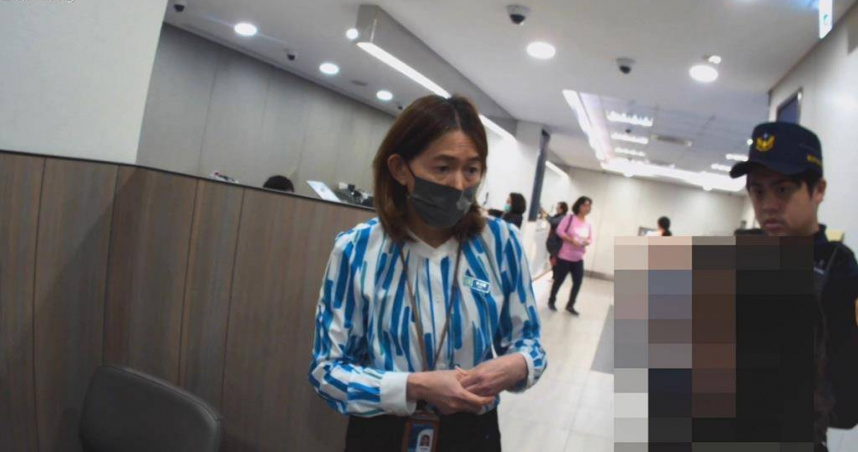 警方與行員苦勸婦人1小時，才打消她匯款念頭。（翻攝照片／林郁平台北傳真）