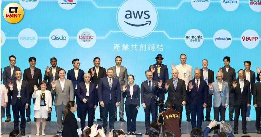 WS於今日以智慧自動化製造為主軸，舉辦「從區域到全球 亞馬遜創新戰略發布會」。（圖／方萬民攝）