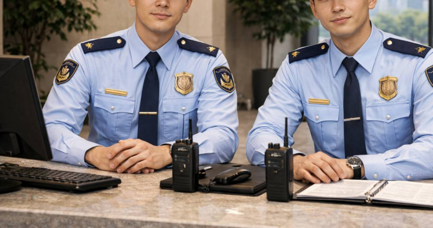 網友感嘆當保全工時長，卻因現實狀況沒勇氣離職。（圖／AI示意圖）