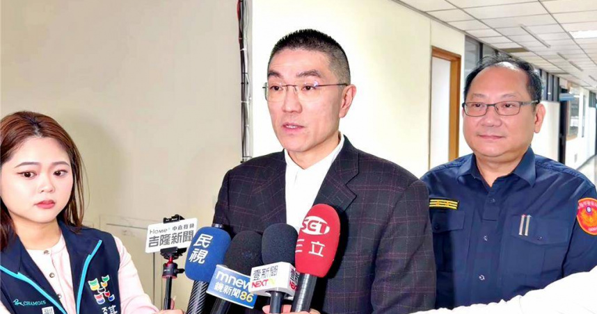 謝國樑支持基隆警消繁重加給，盼議會通過預算。（圖／報系資料庫）