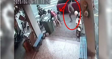 高雄怪男子隨機打小孩 女童後腦突遭攻擊跌倒嚇哭