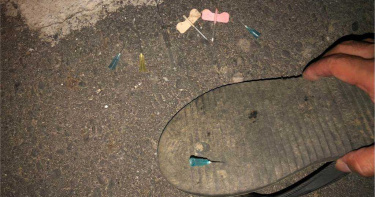 台東市區驚見10餘根「醫療用廢棄針頭」 民眾驚嚇:什麼疾病使用過的?