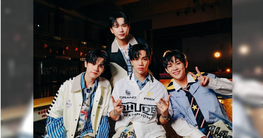 AcQUA源少年回到隊長莑茗的母校。（圖／北流提供）