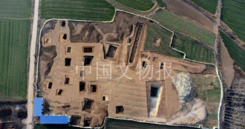 位於大陸湖北省棗陽市的國家重點文物保護單位「郭家廟墓群」。（圖／翻攝自中國文物報）