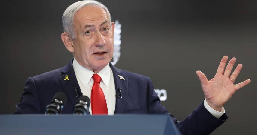 以色列總理納坦雅胡（Benjamin Netanyahu）。（圖／達志／美聯社）