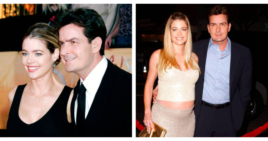 查理辛與丹妮絲於2002年至2006年結婚，並育有兩女兒。（圖／達志／美聯社，下同）