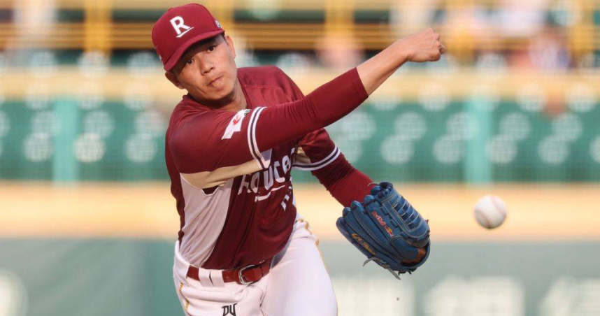 黃子鵬睽違112天再度拿到勝投。（圖／樂天桃猿提供）