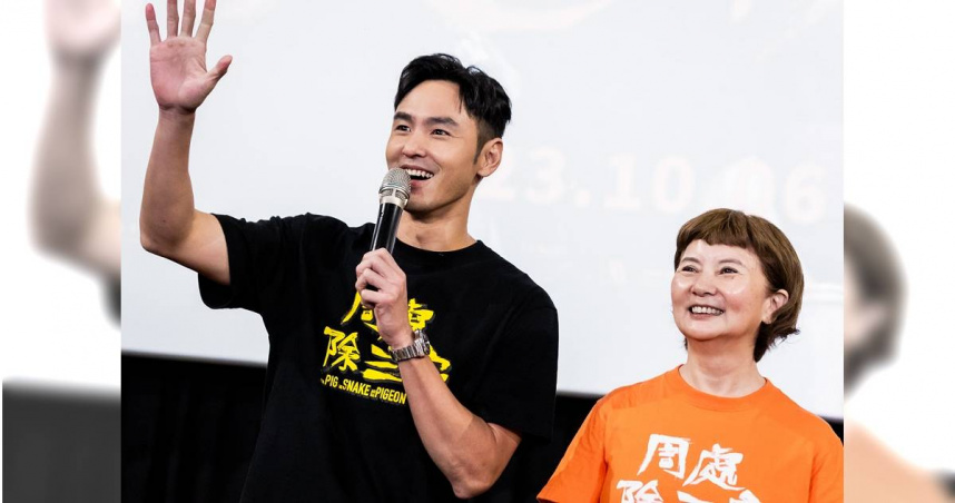 李烈（右）和阮經天合作的《周處除三害》創造票房佳績，但後來也爆發投資爭議。（圖／一種態度電影提供）