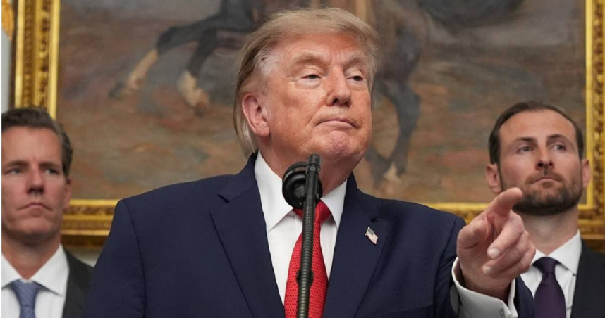 美國總統川普（Donald Trump）宣布進一步升高對伊朗施壓，發動「史上針對任何國家採取過最具毀滅性的經濟行動」。（圖／達志／美聯社）