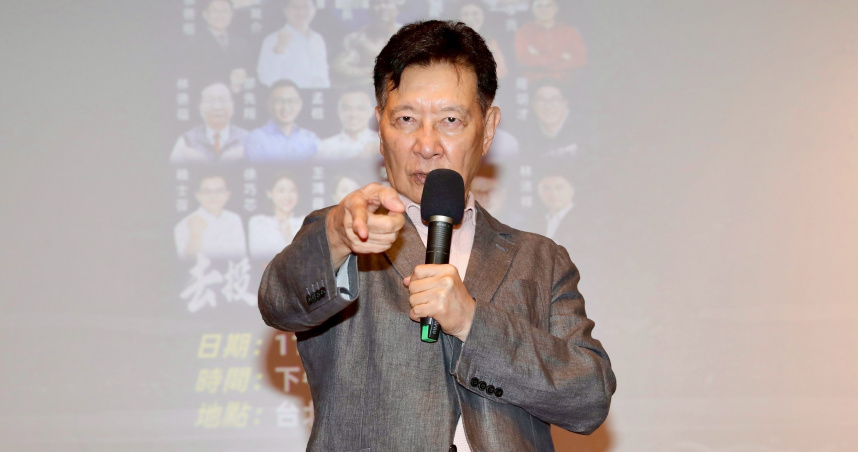 趙少康兩度專訪沈伯洋傳出引發藍營部分人士不滿。（圖／方萬民攝）