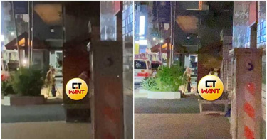 新竹情侶街頭「騎乘式擺盪」!肉色閃瞎路人 影片流出網看傻:對面警局欸