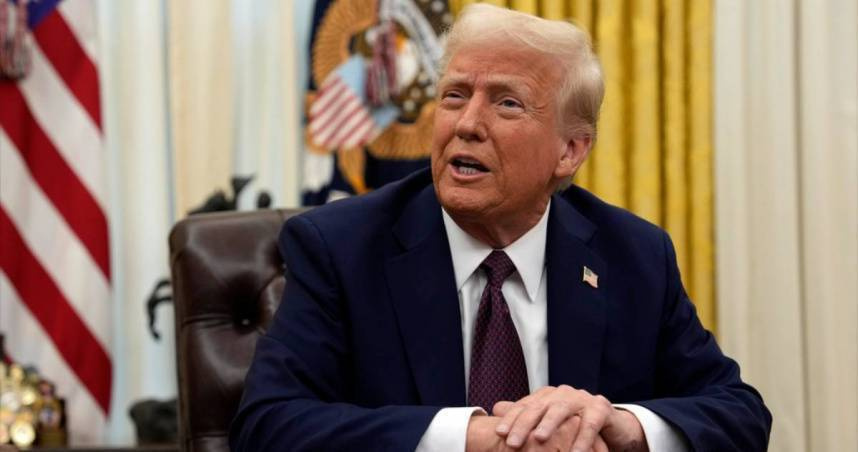 美國華盛頓特區發生航空事故，總統川普發聲。（圖／達志／美聯社）