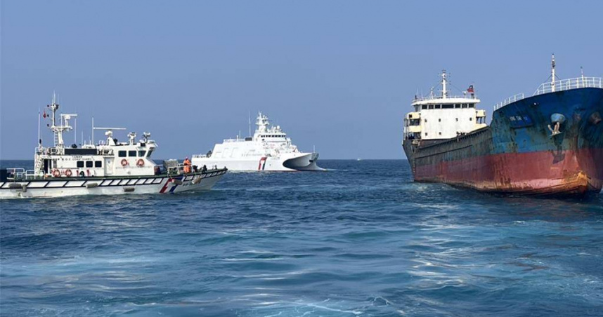 宏泰貨輪今年2月意圖勾斷海底電纜，近日偵結檢察官依電信法對王姓船長提起公訴。（圖／報系資料照）