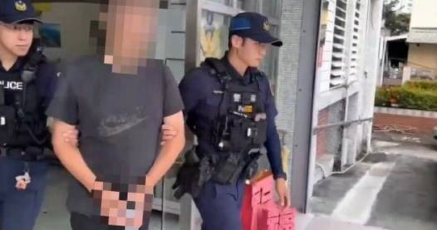 百萬現金引出詐騙車手遭逮。（圖／翻攝畫面）